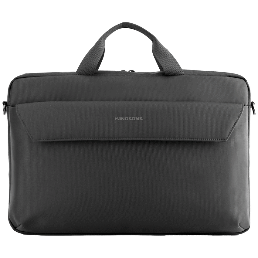 Kingsons Intent Series 15.6"" Laptop Shoulder Bag - Black