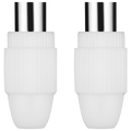 Volkano 1x Male 1x Female Coax Plugs