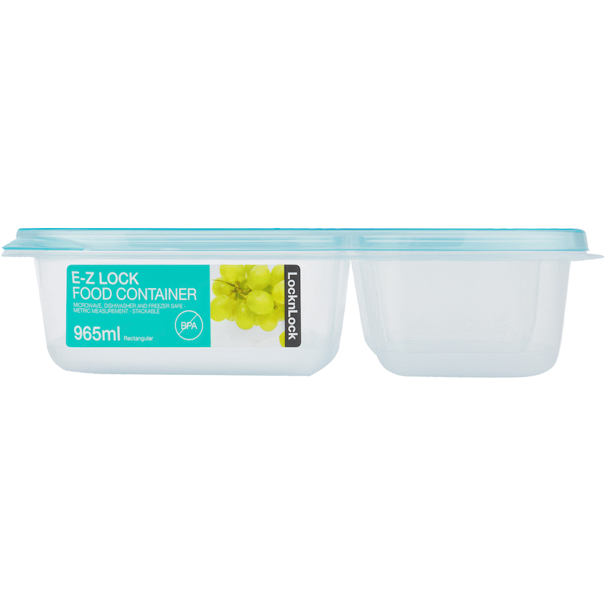 LocknLock EZ Lock rect 965ml blue ( Order in Qty of 6)