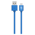 Pro Bass Power Series Boxed Round Micro USB Cable - Blue