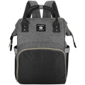 Totes Babe Alma Diaper Backpack Colourblock - Grey/Charcoal