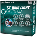 Volkano Insta Series 12 Inch Ring Light on Tripod - Black