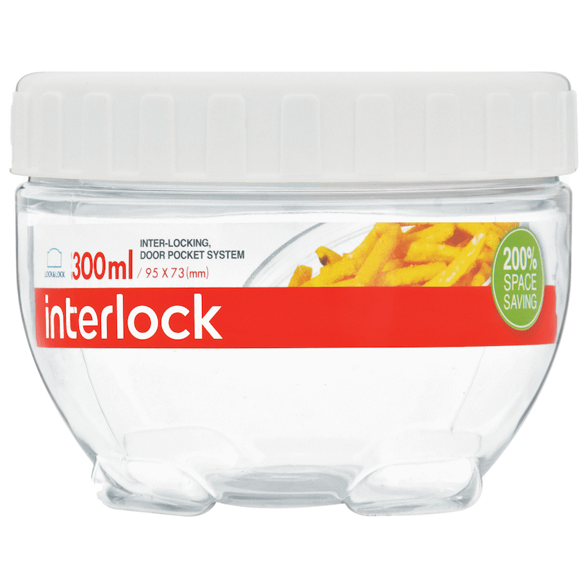 LocknLock Interlock container 300ml wt ( Order in Qty of 8)