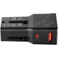 Volkano Globetrotter Series 25w Dual USB + Type-C Mini Travel Adaptor