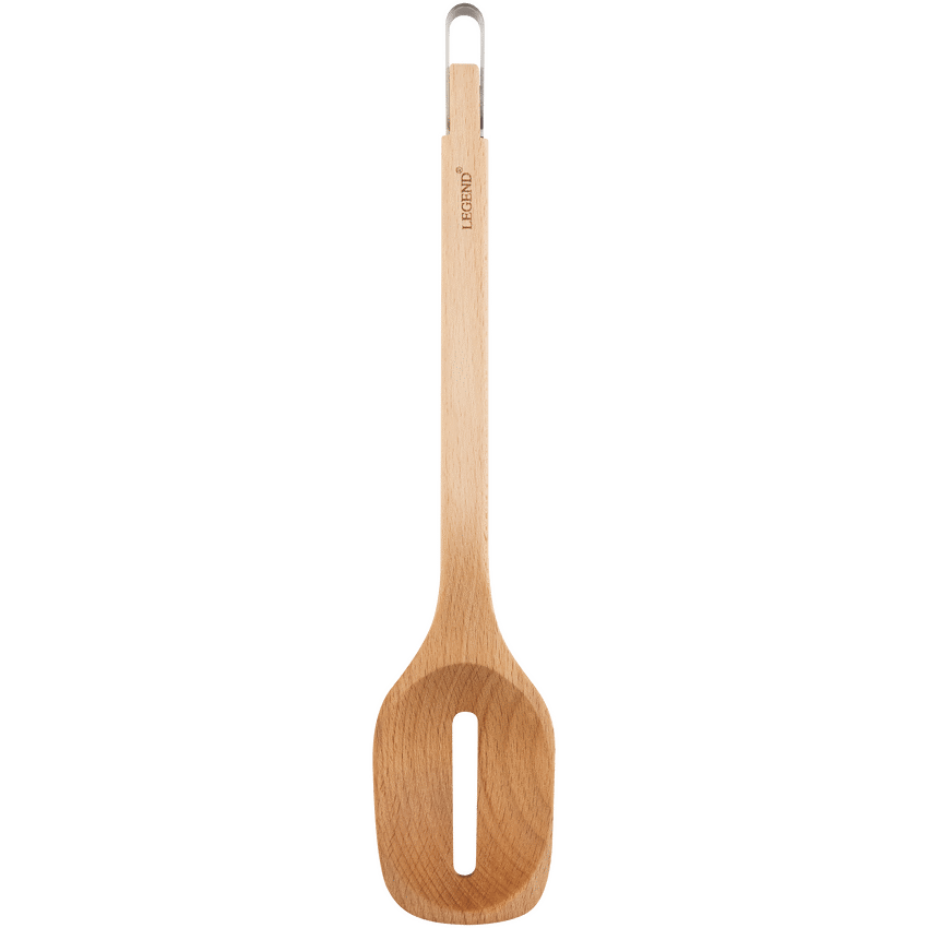 Legend Premium Beechwood slotted spoon ( Order in Qty of 6)