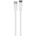 Volkano 1.2m F Connector to Male Fly Lead