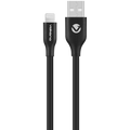 Volkano Flexi Series USB to MFI Lightning 1.5m 5v 2.4a 12w - Black