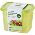 LocknLock Fresh Block rect 640ml 2pce ( Order in Qty of 12)