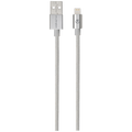 Volkano Strike Series 1.2m MFI Lightning Charge/Data Cable - Silver
