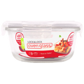 LocknLock Euro Glass container rnd 380ml ( Order in Qty of 6)