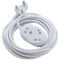 SWITCHED LIGHT DUTY Back To Back(BTB) EXTENSION LEADS 3M - WT