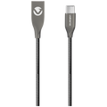 Volkano Iron Series Round Metallic Spring Type-C Cable 1.2m - Black