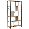 Everfurn Vector Large Bookshelf with Steel Frame
