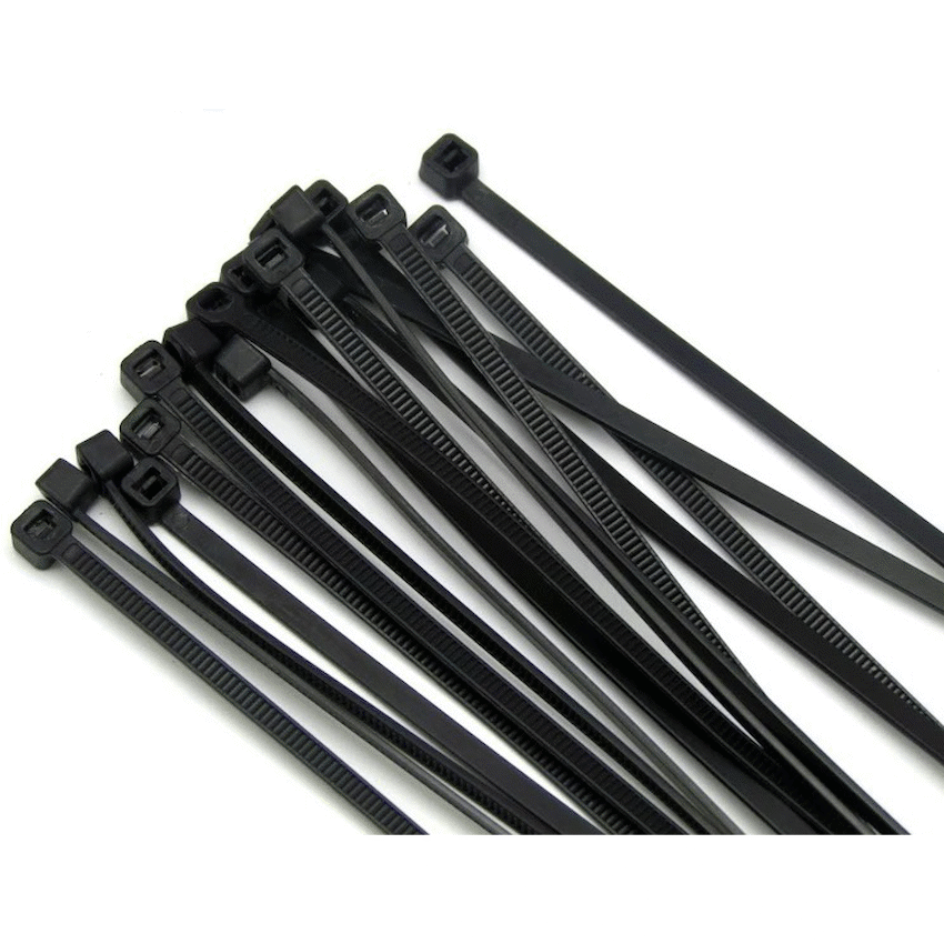 Ellies Cable Tie 3.6mm X 150mm - 50 PACK SIZE - BK