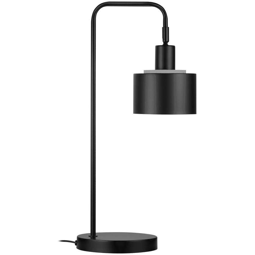 Switched Mira Series Metal Desk Lamp - Black