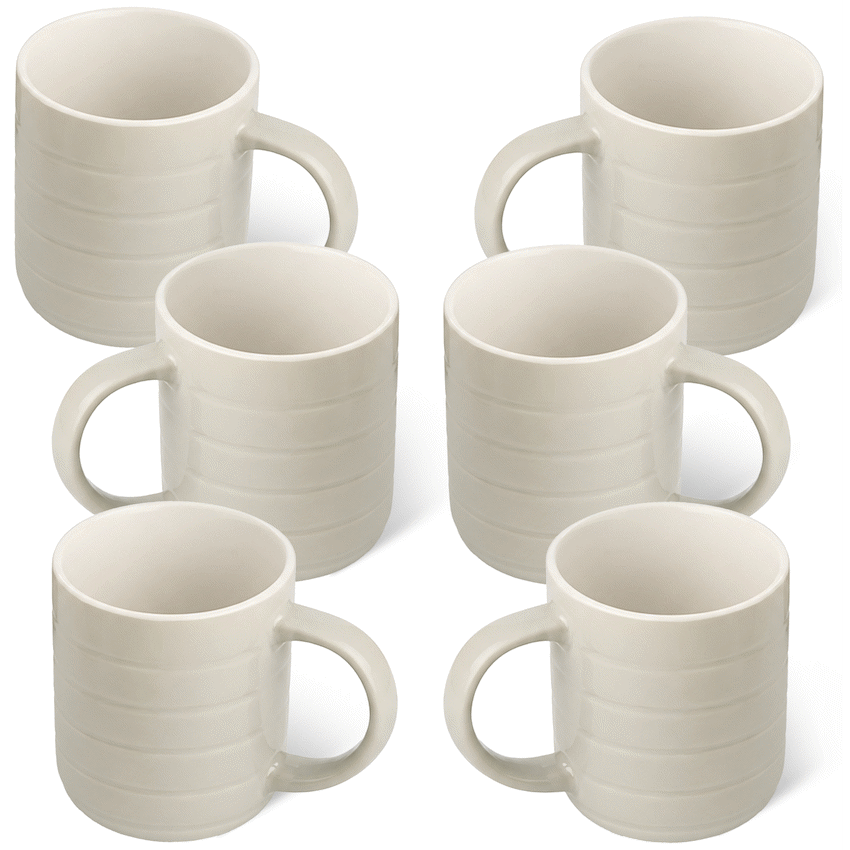Legend Premium Stoneware Mug 350ml 6pc Set ( Order in Qty of 1)