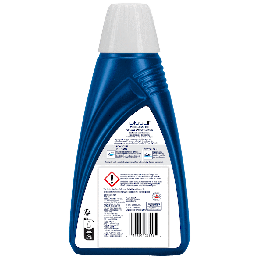 BISSELL Pro Oxy Spot & Stain Formula 1lt (Order in Qty of 6)