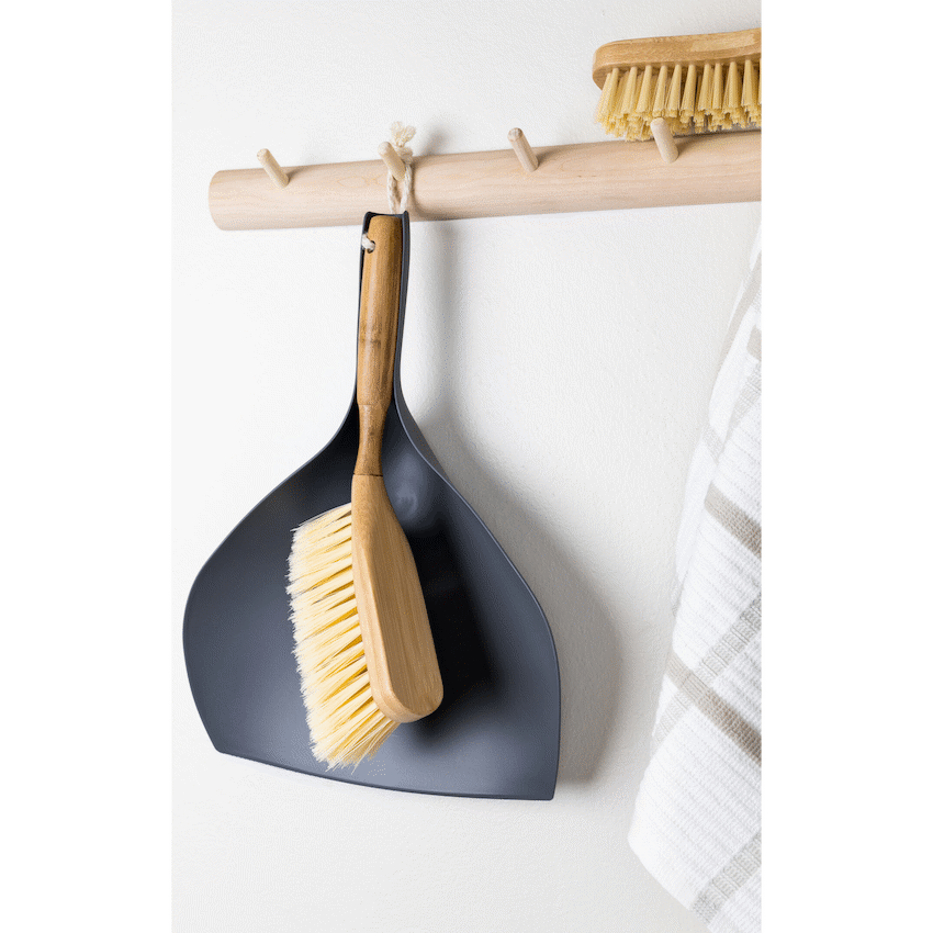 Legend Bamboo Brush & Dustpan Set ( Order in Qty of 6)