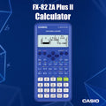 Casio FX-82 ZA Plus II Calculator - Blue