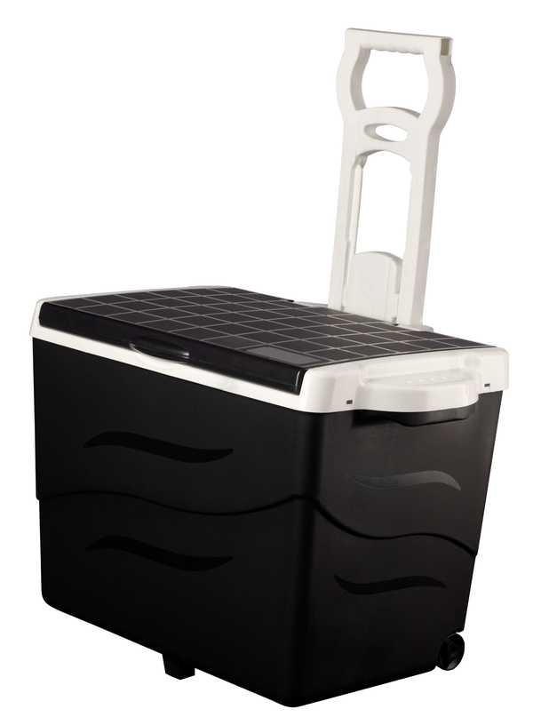 Cooler Box 48L Trolley Cooler (Royal White)