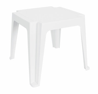 Patio Side Table - White