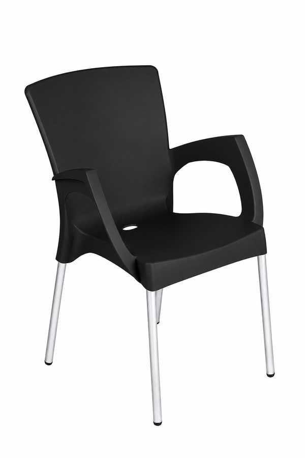 Venice Arm Chair (Black)