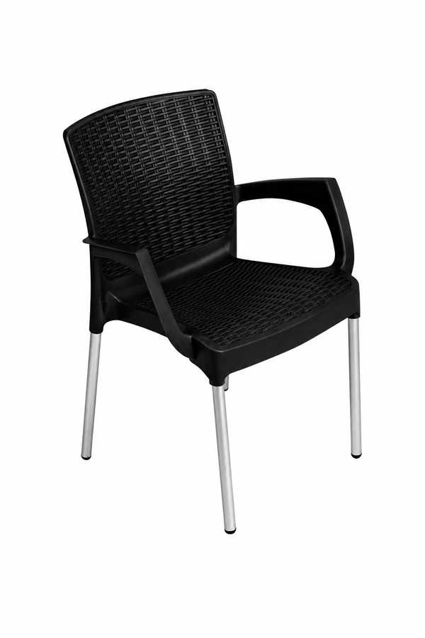 Monaco Rattan Chair (Black)
