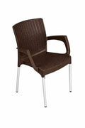 Monaco Rattan Chair (Chocolate)