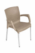 Monaco Rattan Chair (Cappuccino)