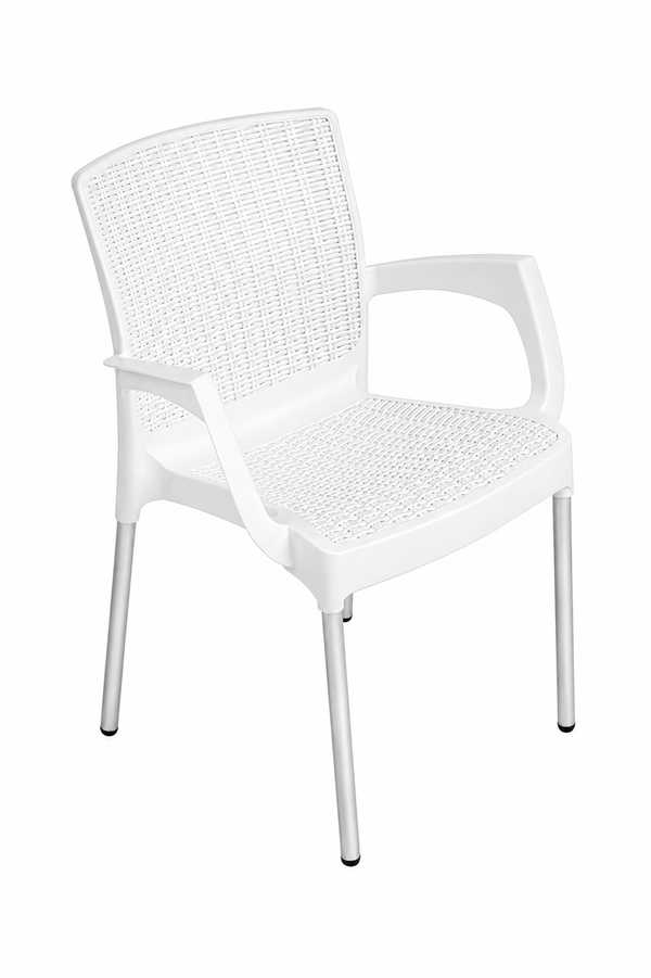 Monaco Rattan Chair (White)