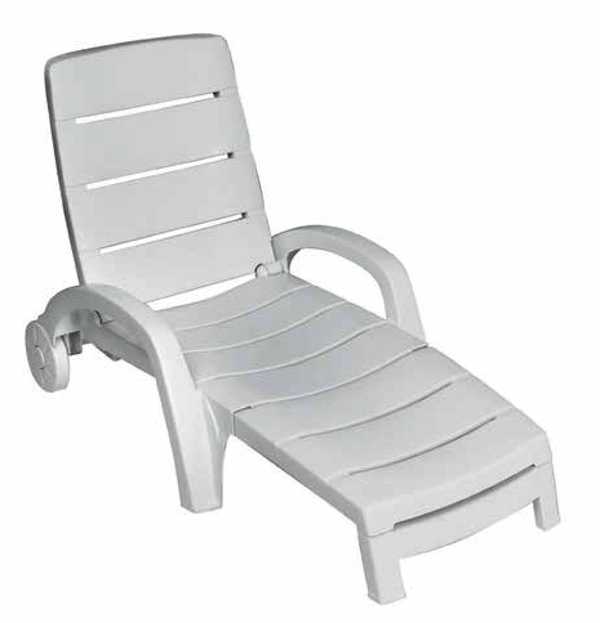 Valentino Lounger - White