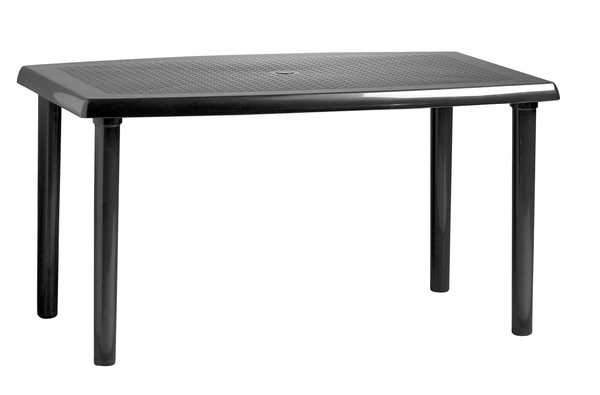 Buddi Patio Table 6-Seater (135cm | Black)