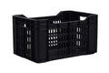 45L Stack Vented Crate (Black)