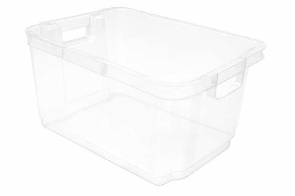 Crate 25L Stack & Nest (Clear)