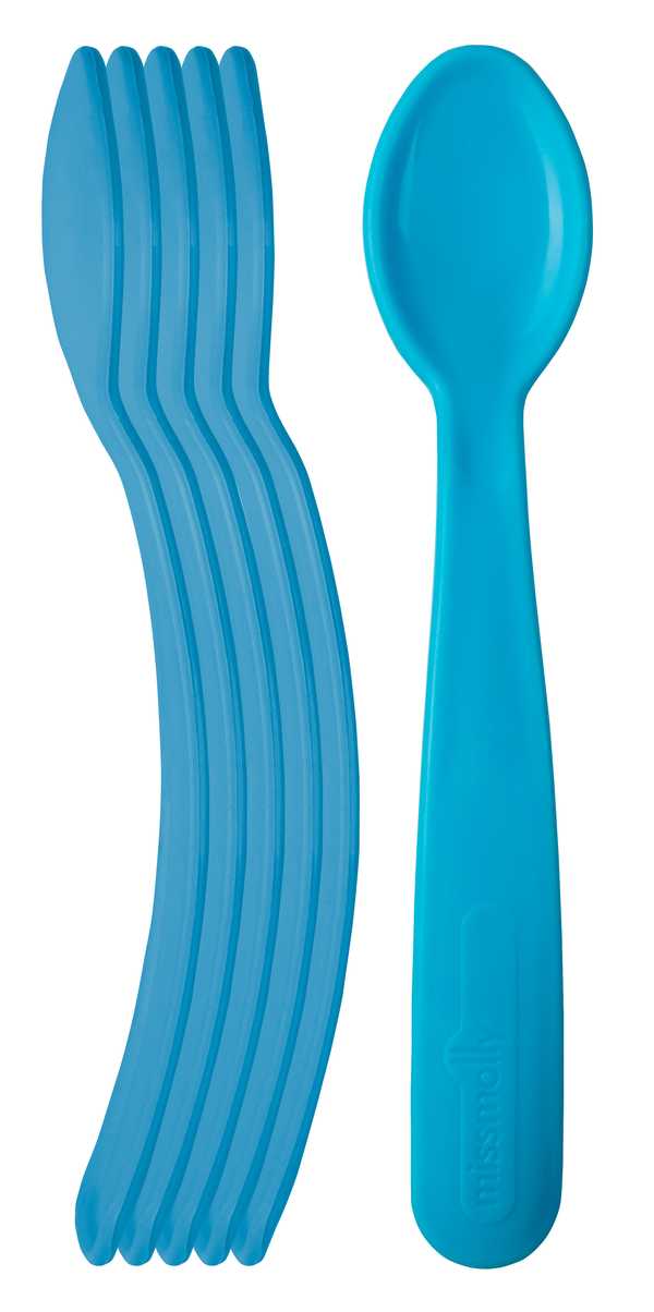 6PK Mini Spoon (Delicate Blue)