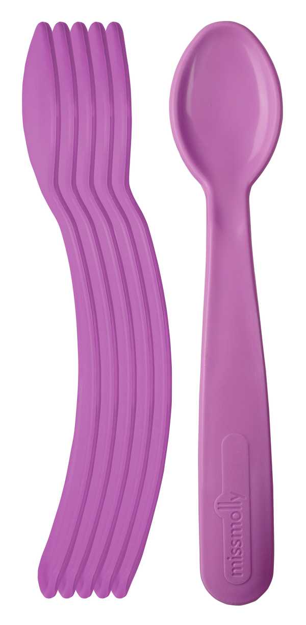 6PK Mini Spoon (Lilac)