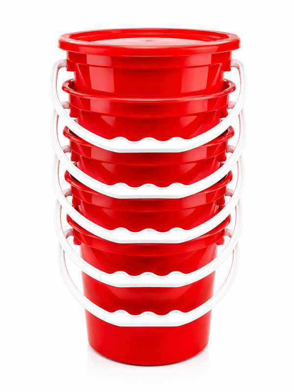 5PK Party Bucket 1L (Red)