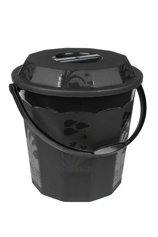Bucket 14L Tropical & Lid (Assorted)
