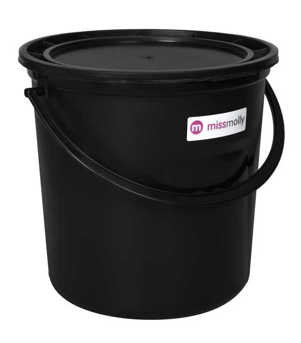 Bucket 20L Miss Molly (Black)
