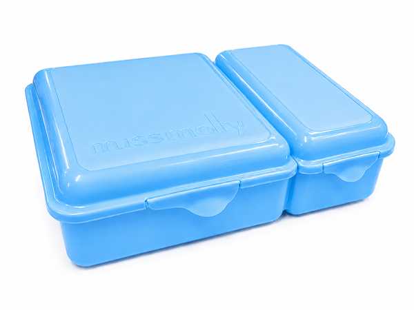 Twin Lunch Box 1.4L (Delicate Blue)