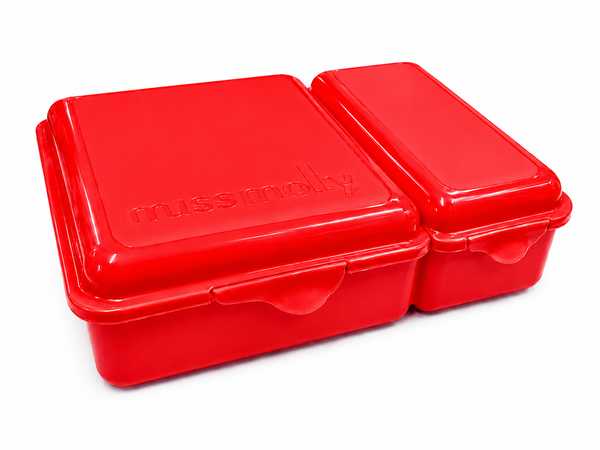 Twin Lunch Box 1.4L (Red)