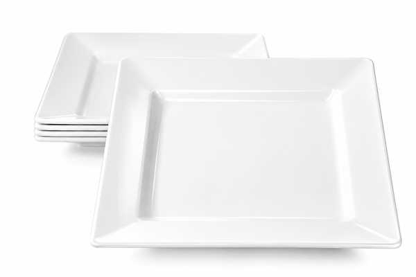 Square Main Plate 4's (White)