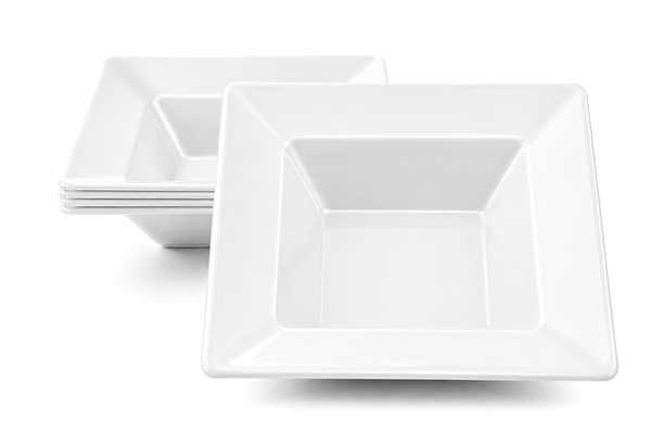 Square Bowl 4's (White)