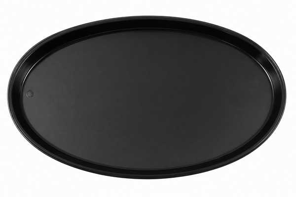 Tray Oval 54X35cm (Black)