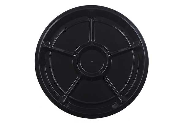 Tray Round 6 Division (Black)