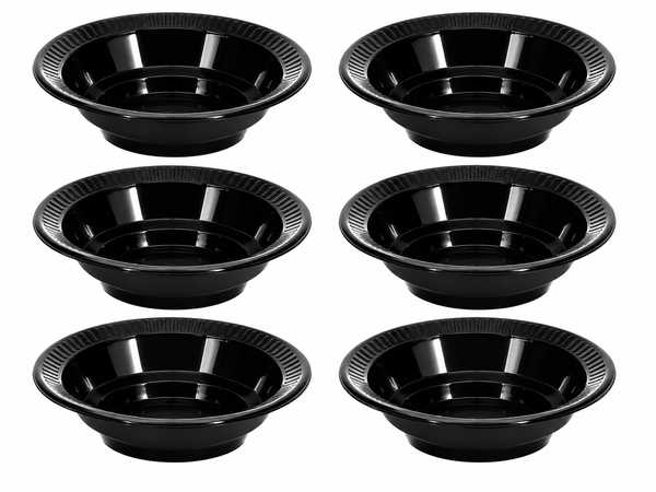 Fancy Pudding Bowl 6's (Black)