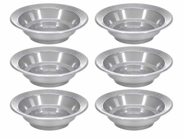 Fancy Pudding Bowl 6's (Silver)