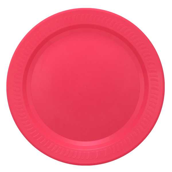 Fancy Oversized Plate 10's (Cerise)
