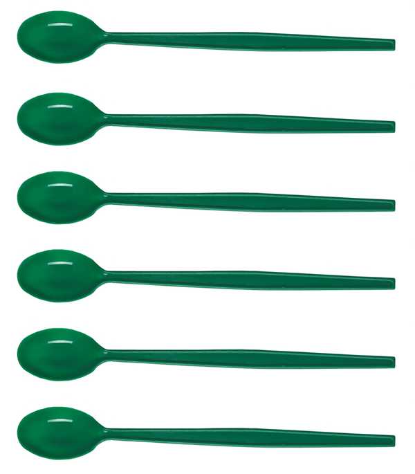 6Pc Soda Spoon Set (Cerise)
