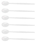 6Pc Soda Spoon Set (White)